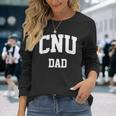 Cnu Dad Athletic Arch College University Alumni Long Sleeve T-Shirt Gifts for Her