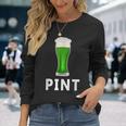 Cool Pint Dad And Son Matching St Patrick Costume Long Sleeve T-Shirt Gifts for Her