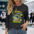 Cruisin And Boozin 2024 St Patrick Day Matching Family Long Sleeve T-Shirt Gifts for Her