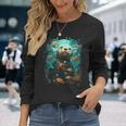 Cute Sea Otter Animal Nature Lovers Graphic Long Sleeve T-Shirt Gifts for Her