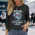 Damen Papaateratertag Elefantpapa Elefant Mit-Ausschnitt Langarmshirts Geschenke für Sie