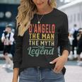 D'angelo The Man The Myth The Legend Name D'angelo Long Sleeve T-Shirt Gifts for Her