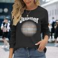De Júpiter Planeta Del Sistema Solar Camiseta de manga larga Regalos para ella