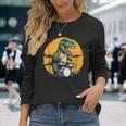 Dinosaurier Schlagzeuger Langarmshirts, Lustiges T-Rex Musik Motiv Geschenke für Sie
