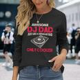 Dj Dad Awesome Dj Dad Just Like A Regular Dad Only Cooler Long Sleeve T-Shirt Gifts for Her