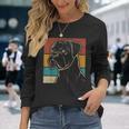 Dog Lover Dog Owner Retro Pet Animal Outfit Vintage Boxer Long Sleeve T-Shirt Gifts for Her