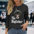 The Dogfather Shih Tzu Dad Shih Tzu Papa Lustiger Hundebesitzer Langarmshirts Geschenke für Sie