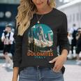 Dolomites Travel Exploration Souvenir Dolomites Italy Langarmshirts Geschenke für Sie