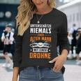 Drone Drone Pilot Quadcopter Fpv Drone Pilot Langarmshirts Geschenke für Sie