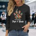 Easily Distracted By Dogs And Books Animal Lover Long Sleeve T-Shirt Gifts for Her