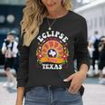 Eclipse 2024 Waco Texas Total Solar Eclipse Long Sleeve T-Shirt Gifts for Her