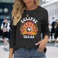 Eclipse 2024 Waco Texas Total Solar Eclipse Long Sleeve T-Shirt Gifts for Her