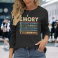 Emory Family Name Emory Last Name Team Long Sleeve T-Shirt Gifts for Her