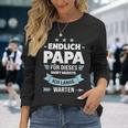 Endlich Papa Familie S Langarmshirts Geschenke für Sie