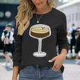 Espresso Martini Logo Langarmshirts Geschenke für Sie