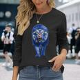 European Union Lion Pride European Union Flag Eu Souvenir Long Sleeve T-Shirt Gifts for Her