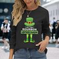 Family Matching I'm The Bourbon Leprechaun St Patrick's Day Long Sleeve T-Shirt Gifts for Her