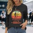 My Favorite Gymnast Calls Me Bro Gymnastics Brother Long Sleeve T-Shirt Gifts for Her