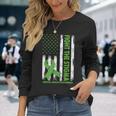 Fight The Stigma Mental Health Awareness Green Ribbon Long Sleeve T-Shirt Gifts for Her