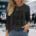 Fire Gar Pax Angry Fan BasketballLong Sleeve T-Shirt Gifts for Her