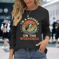 Fishing- Im A Hooker On The Weekend Bass Fish Dad Long Sleeve T-Shirt Gifts for Her