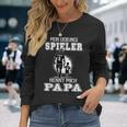 Football Papa Mein Lieblingsspielnt Nennt Mich Papa German Langu Langarmshirts Geschenke für Sie