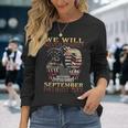 Never Forget Day Memorial 20Th Anniversary 911 Long Sleeve T-Shirt Gifts for Her