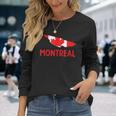 Formula Montreal Canada Racing Circuit Car Map Grand Prix Long Sleeve T-Shirt Gifts for Her