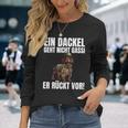 Dachshund Ein Dackel Geht Nicht Gassi Er Rücktor Langarmshirts Geschenke für Sie