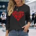 Dragon Heart Valentine Day Animals Dragon Lover Long Sleeve T-Shirt Gifts for Her