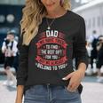 Fathers Day For Dad From Daughters Fathers Day Long Sleeve T-Shirt Gifts for Her
