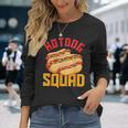 Hotdog Squad Hot Dog Joke Sausage Frankfurt Long Sleeve T-Shirt Gifts for Her