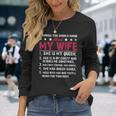 Husband 5 Things You Should Know About My Wife Long Sleeve T-Shirt Gifts for Her