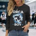Orca Animal Orca Boy Long Sleeve T-Shirt Gifts for Her