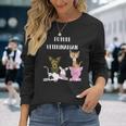 Future Veterinarian Animal LoverLong Sleeve T-Shirt Gifts for Her