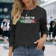 Gabagool Italy For Italians Capicola Meat Coppa Long Sleeve T-Shirt Gifts for Her