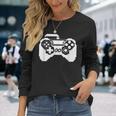 Game Controller Pixel Grafik Gamer Pc Spiele Langarmshirts Geschenke für Sie