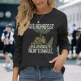 German Tiger Tank Die Rohrpost Klingelt Nur Einmal Deutsche Tiger Langarmshirts Geschenke für Sie