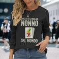 Grandpa Bester Nonno Der Welt Italian Langarmshirts Geschenke für Sie