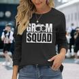 Groom Squad Groomsmen Wedding Bachelor Party Long Sleeve T-Shirt Gifts for Her