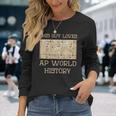 This Guy Loves Ap World History Vintage Long Sleeve T-Shirt Gifts for Her