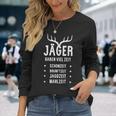 Häger Habeniel Zeit I Schonzeit I Hunter Hunting Langarmshirts Geschenke für Sie