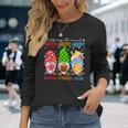Happy Valentines St Patrick Easter Happy Holiday Gnome Long Sleeve T-Shirt Gifts for Her