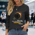 Hardy Arkansas Total Solar Eclipse 2024 Long Sleeve T-Shirt Gifts for Her