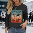 I Haven't Been Everywhere But It's On My List World Travel Long Sleeve T-Shirt Gifts for Her