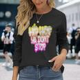 Hip Hop Ya Don't Stop Old School 80S 90S Graffiti Long Sleeve T-Shirt Gifts for Her