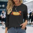 Hot Dog Wiener Sausage Hotdog Long Sleeve T-Shirt Gifts for Her