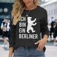 Ich Bin Ein Berliner Geschenke Berliner Bär Langarmshirts Geschenke für Sie