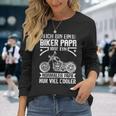 Ich Bin Ein Biker Papa Wie Ein Normal Papa Nuriel Cool S Langarmshirts Geschenke für Sie