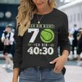 Ich Bin Nicht 70 Jahre Tennis 70Th Birthday Langarmshirts Geschenke für Sie